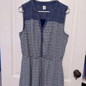 GAP Blue and White  Floral  Sleeveless Sundress